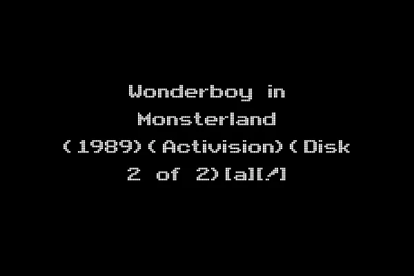 Wonderboy in Monsterland (1989)(Activision)(Disk 2 of 2)[a][!]