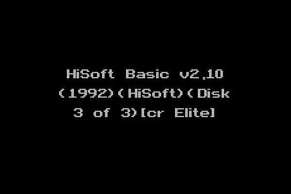 HiSoft Basic v2.10 (1992)(HiSoft)(Disk 3 of 3)[cr Elite]