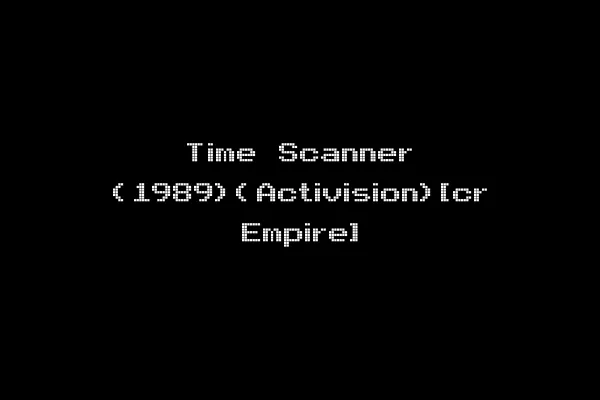 Time Scanner (1989)(Activision)[cr Empire]