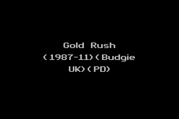Gold Rush (1987-11)(Budgie UK)(PD)