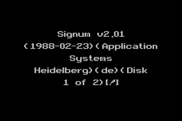 Signum v2.01 (1988-02-23)(Application Systems Heidelberg)(de)(Disk 1 of 2)[!]