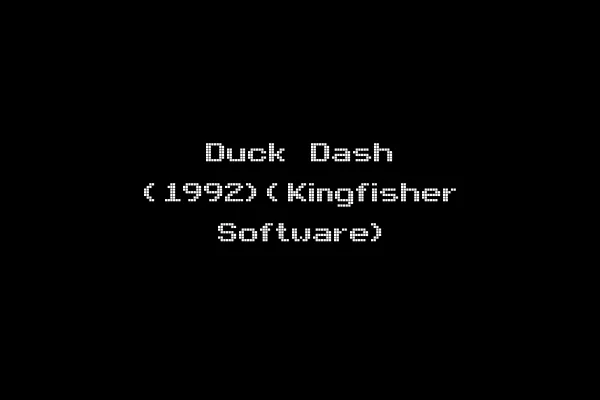 Duck Dash (1992)(Kingfisher Software)