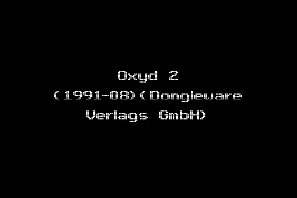Oxyd 2 (1991-08)(Dongleware Verlags GmbH)