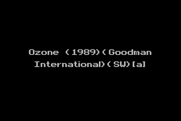 Ozone (1989)(Goodman International)(SW)[a]