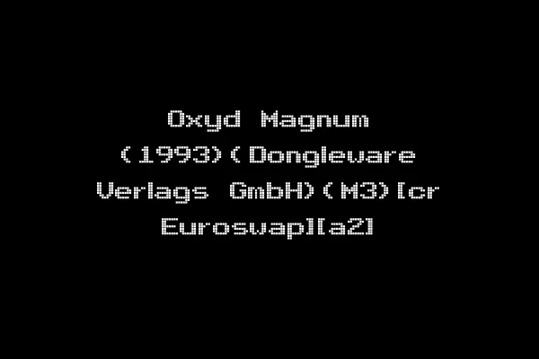 Oxyd Magnum (1993)(Dongleware Verlags GmbH)(M3)[cr Euroswap][a2]