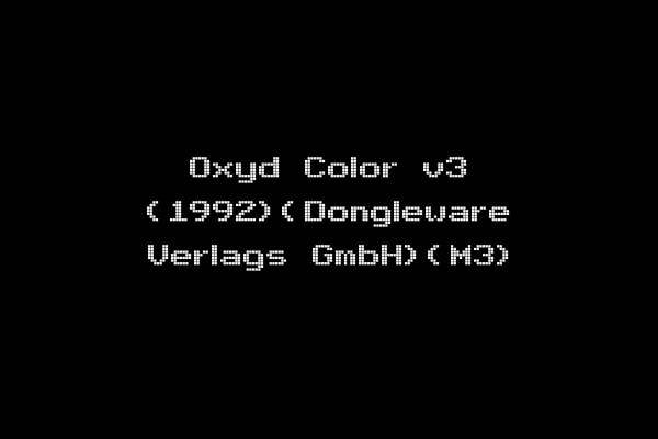 Oxyd Color v3 (1992)(Dongleware Verlags GmbH)(M3)