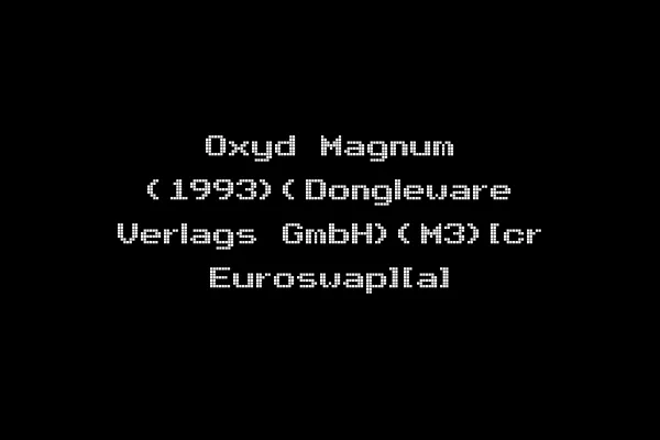 Oxyd Magnum (1993)(Dongleware Verlags GmbH)(M3)[cr Euroswap][a]