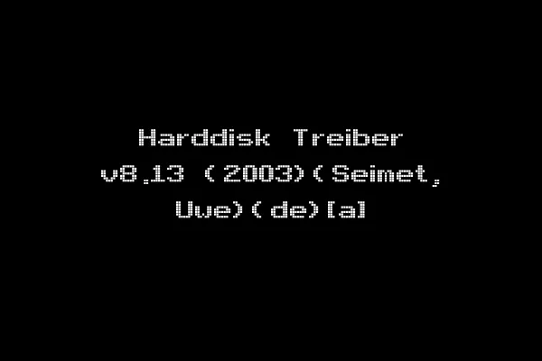 Harddisk Treiber v8.13 (2003)(Seimet, Uwe)(de)[a]