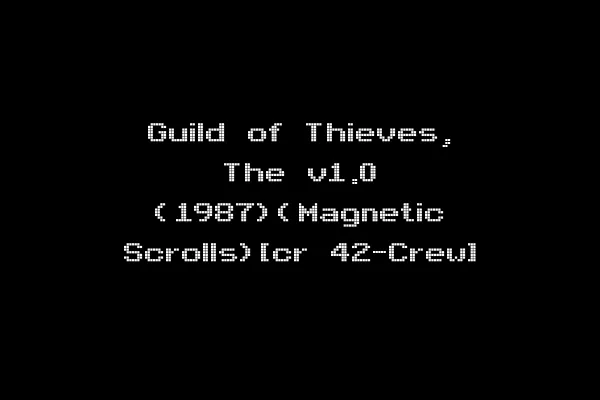 Guild of Thieves, The v1.0 (1987)(Magnetic Scrolls)[cr 42-Crew]