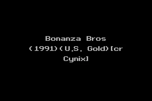 Bonanza Bros (1991)(U.S. Gold)[cr Cynix]
