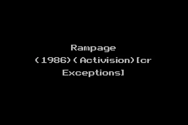 Rampage (1986)(Activision)[cr Exceptions]