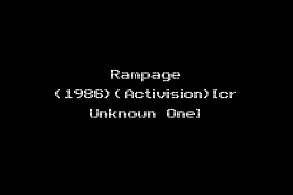 Rampage (1986)(Activision)[cr Unknown One]