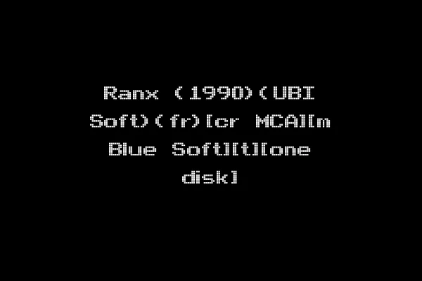 Ranx (1990)(UBI Soft)(fr)[cr MCA][m Blue Soft][t][one disk]