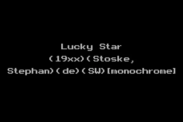 Lucky Star (19xx)(Stoske, Stephan)(de)(SW)[monochrome]