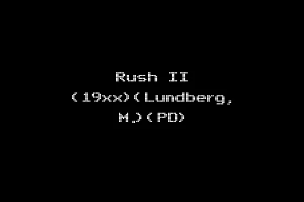 Rush II (19xx)(Lundberg, M.)(PD)