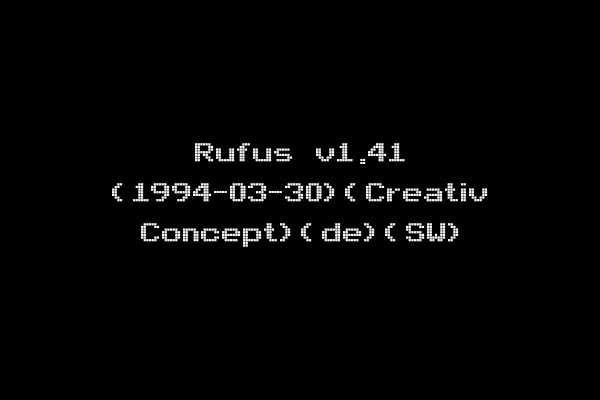 Rufus v1.41 (1994-03-30)(Creativ Concept)(de)(SW)