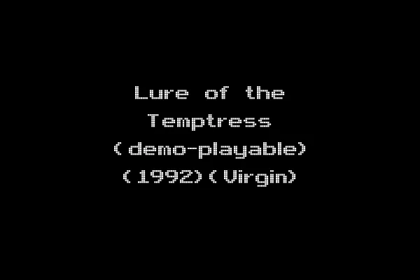 Lure of the Temptress (demo-playable) (1992)(Virgin)