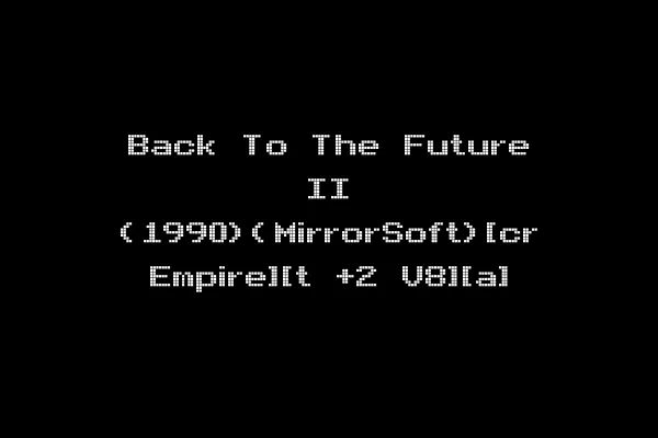 Back To The Future II (1990)(MirrorSoft)[cr Empire][t +2 V8][a]