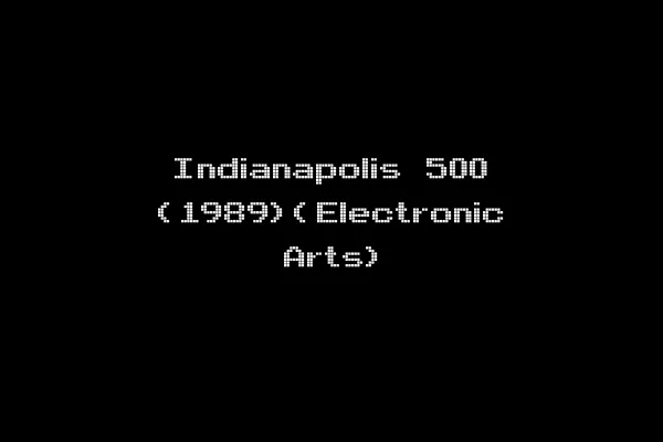 Indianapolis 500 (1989)(Electronic Arts)