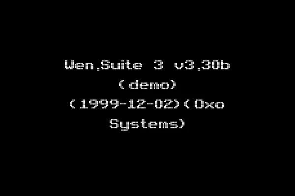 Wen.Suite 3 v3.30b (demo) (1999-12-02)(Oxo Systems)