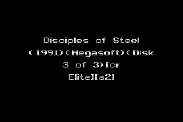 Disciples of Steel (1991)(Megasoft)(Disk 3 of 3)[cr Elite][a2]