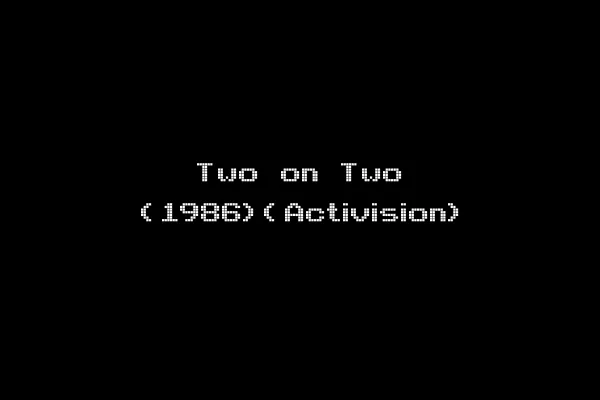 Two on Two (1986)(Activision)