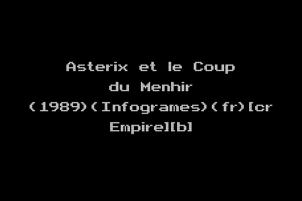 Asterix et le Coup du Menhir (1989)(Infogrames)(fr)[cr Empire][b]