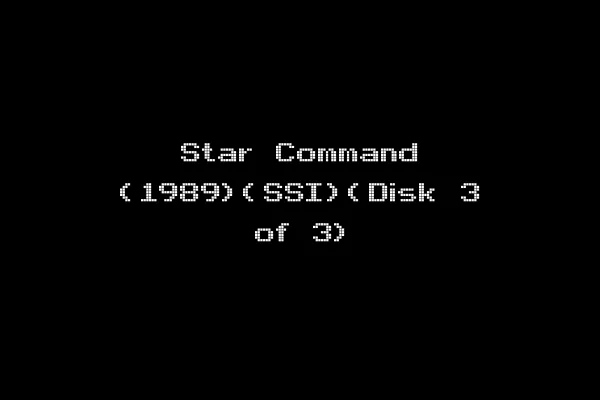 Star Command (1989)(SSI)(Disk 3 of 3)