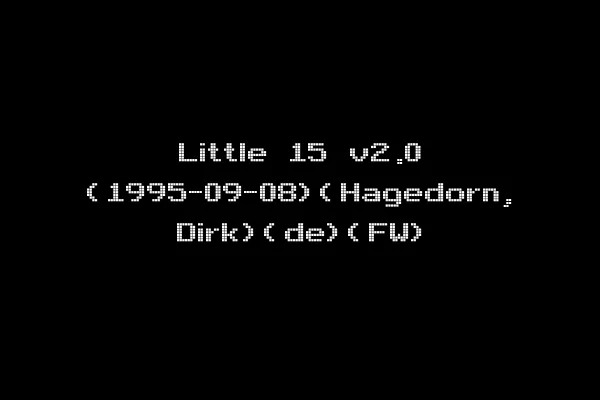 Little 15 v2.0 (1995-09-08)(Hagedorn, Dirk)(de)(FW)