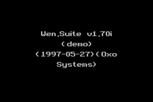 Wen.Suite v1.70i (demo) (1997-05-27)(Oxo Systems)