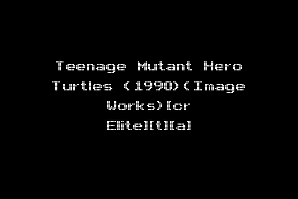 Teenage Mutant Hero Turtles (1990)(Image Works)[cr Elite][t][a]