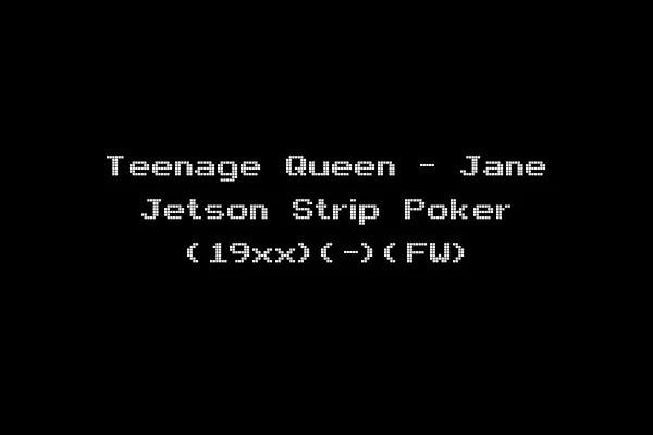 Teenage Queen - Jane Jetson Strip Poker (19xx)(-)(FW)