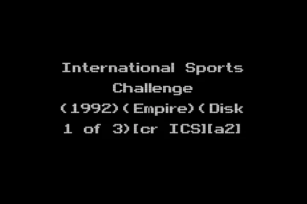 International Sports Challenge (1992)(Empire)(Disk 1 of 3)[cr ICS][a2]