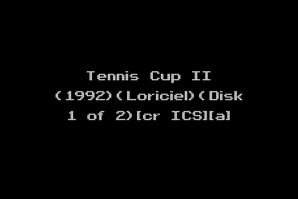 Tennis Cup II (1992)(Loriciel)(Disk 1 of 2)[cr ICS][a]