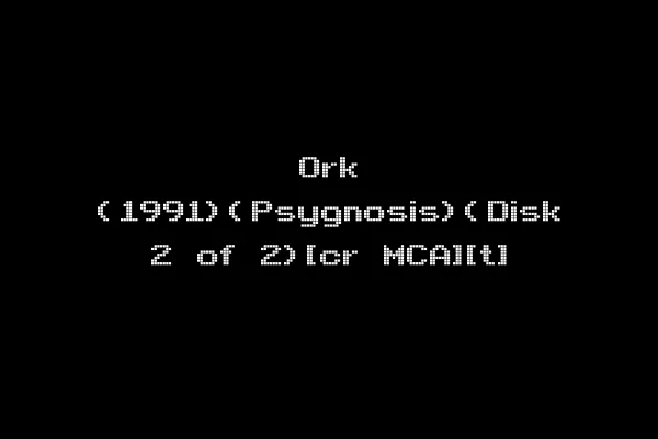 Ork (1991)(Psygnosis)(Disk 2 of 2)[cr MCA][t]
