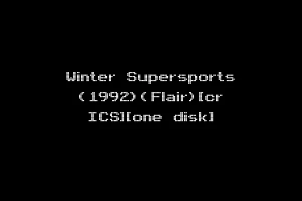 Winter Supersports (1992)(Flair)[cr ICS][one disk]