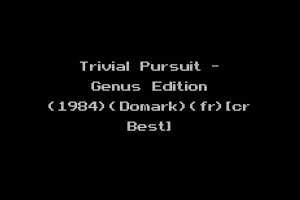 Trivial Pursuit - Genus Edition (1984)(Domark)(fr)[cr Best]