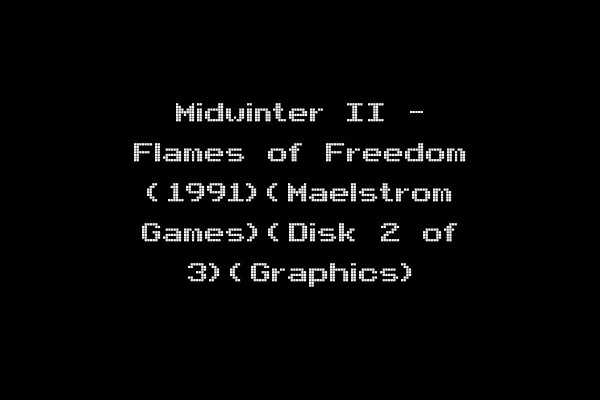 Midwinter II - Flames of Freedom (1991)(Maelstrom Games)(Disk 2 of 3)(Graphics)