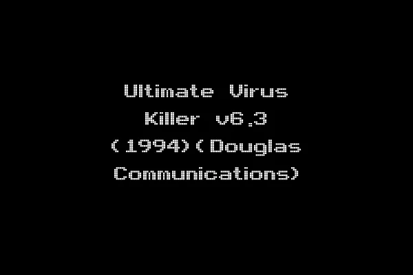 Ultimate Virus Killer v6.3 (1994)(Douglas Communications)