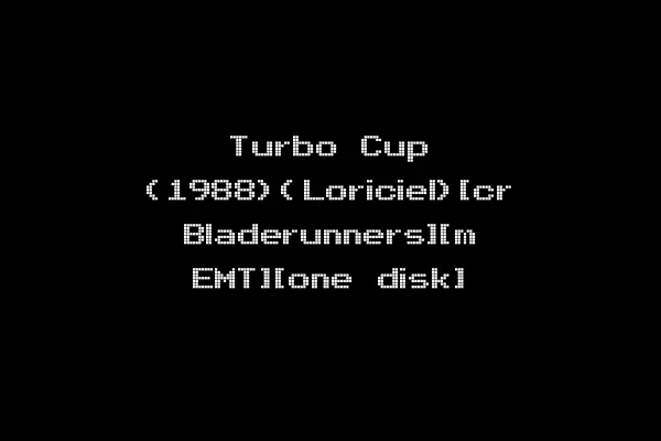 Turbo Cup (1988)(Loriciel)[cr Bladerunners][m EMT][one disk]