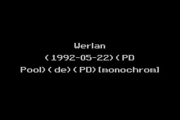 Werlan (1992-05-22)(PD Pool)(de)(PD)[monochrom]