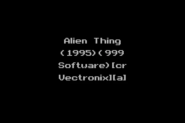 Alien Thing (1995)(999 Software)[cr Vectronix][a]