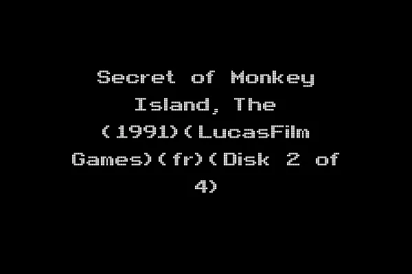 Secret of Monkey Island, The (1991)(LucasFilm Games)(fr)(Disk 2 of 4)