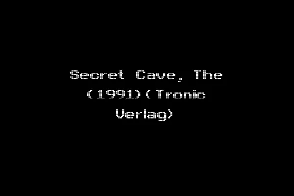 Secret Cave, The (1991)(Tronic Verlag)