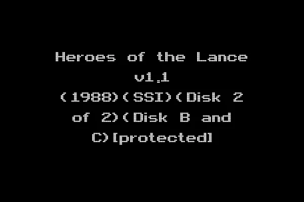 Heroes of the Lance v1.1 (1988)(SSI)(Disk 2 of 2)(Disk B and C)[protected]