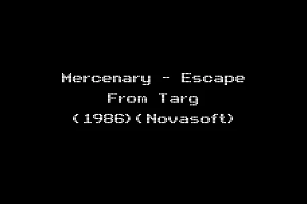 Mercenary - Escape From Targ (1986)(Novasoft)