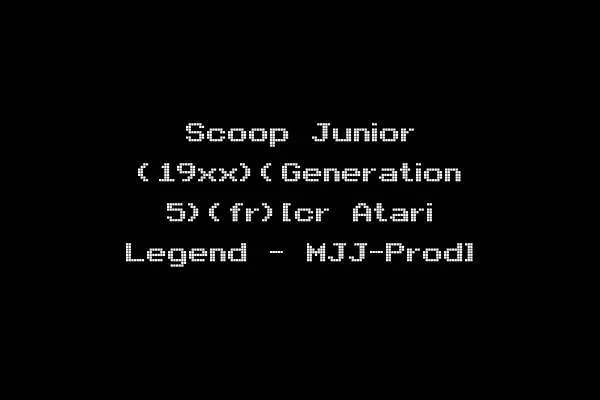 Scoop Junior (19xx)(Generation 5)(fr)[cr Atari Legend - MJJ-Prod]