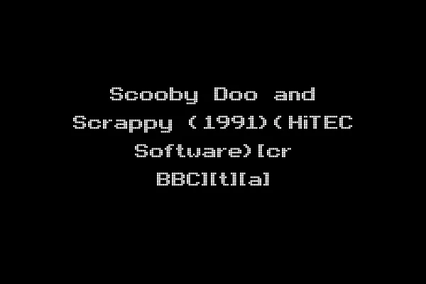 Scooby Doo and Scrappy (1991)(HiTEC Software)[cr BBC][t][a]