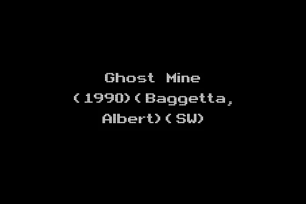 Ghost Mine (1990)(Baggetta, Albert)(SW)