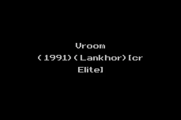 Vroom (1991)(Lankhor)[cr Elite]